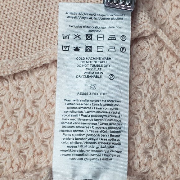 Vero Moda Open Front Cardigan Sweater Womens Small in Sepia Rose Cottagecore NWT - Picture 10 of 16